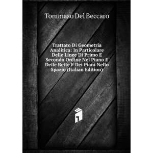   Dei Piani Nello Spazio (Italian Edition): Tommaso Del Beccaro: Books