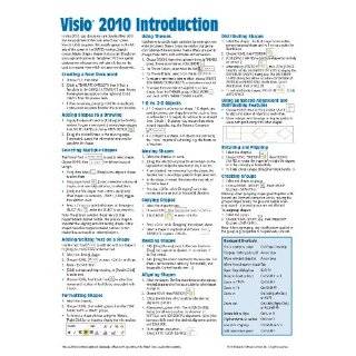 Microsoft Visio 2010 Introduction Quick Reference Guide (Cheat Sheet 