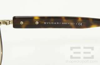 Bulgari Gold & Tortoiseshell Aviator Sunglasses 5018 NEW  