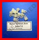 RC Nylon Torsion Control Arm Link 2mm White x 10