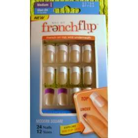  French Flip Glue on 10 Day Wear Nail Kit Beauty