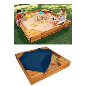  KidKraft Wooden Sandbox: Toys & Games