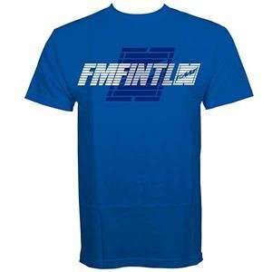  FMF Apparel Lino T Shirt   Large/Royal Blue: Automotive
