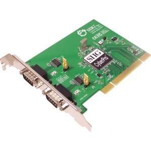  SIIG CyberSerial Dual+DOS Adapter. 2PORT SER PCI ROHS SUPPORT 