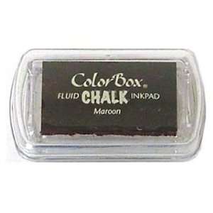  ColorBox Fluid Chalk Ink Pad Mini Sz Maroon Arts, Crafts 