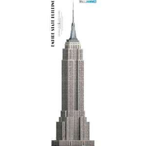 Mural Jammer Empire State Building Peel and Place Wall Graphic (6 x 2 