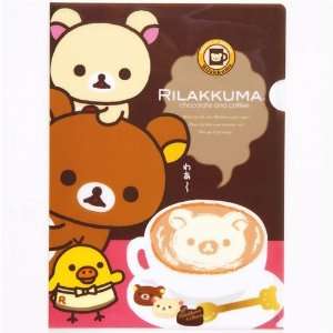  Rilakkuma bear A4 plastic file folder coffee mug: Toys 