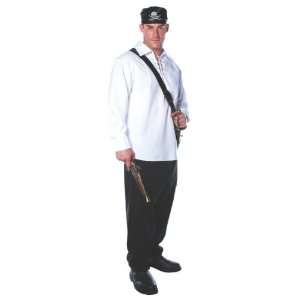  Pirate Shirt Mens Costume One Size: Home & Kitchen