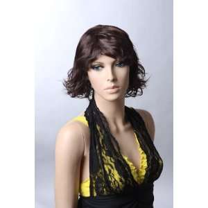 Brand New Short Dark Female Wig Synthetic Hair For Ladies Personal Use 