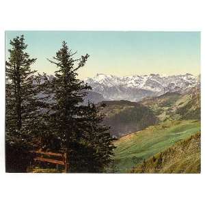   Stanserhorn,view of Mount Titlis,Unterwald,Switzerland