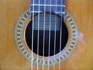 1980s Spanish Madrid luthier made paulino bernabe classical guitar 