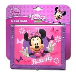  Disney Minnie Mouse Bow tique Non Woven Bifold Wallet 