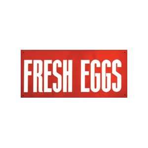  Tin Sign Fresh Eggs Home & Kitchen