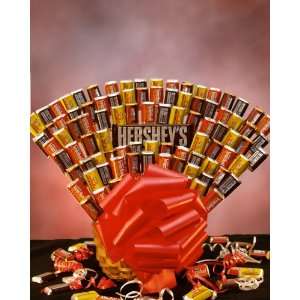 Hershey Miniatures Candy Bouquet:  Grocery & Gourmet Food