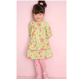   Toddler Little Girls Clothes Green Dress Set Girl 12M 6X: Le Top: Baby