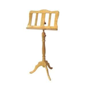 Wood Post Music Stand, Walnut Musical Instruments