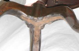 Antique Mahogany Tilt Top Pedestal Tripod Table  