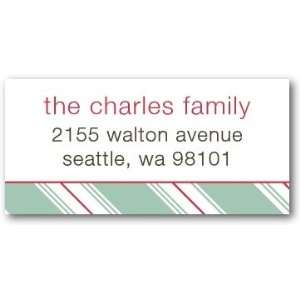  Holiday Return Address Labels   Diagonal Charm By Petite 