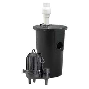 WAYNE Cast Iron Sewage Pump and Basin System SYDSP60  