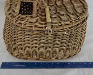 George Lawrence Tillamook Vintage Fishing Creel Basket