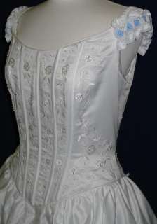 This auction is for white dress with white embroidery. The first three 