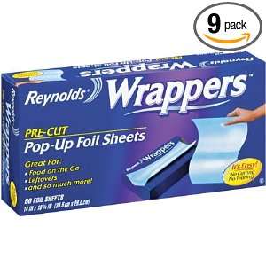  Reynolds Wrappers Aluminum Foil Sheets, 50 Count (Pack of 