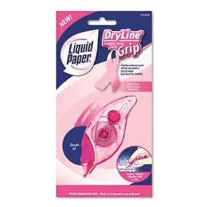  Liquid Paper DryLine Grip Pink Ribbon Correction Tape 