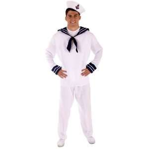  Mens Sailor Fancy Dress Stag Party Marine Navy Nautical 