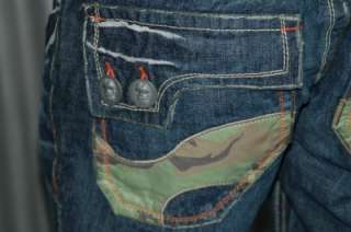 Laguna Beach MONARCH BAY Jeans Flap Pocket CAMO 30 $289  
