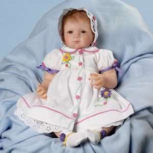    Ashton Drake HANL Dressed to Delight Baby Girl Doll: Toys & Games