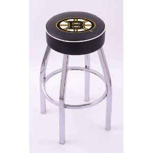  Boston Bruins 25 Single ring swivel bar stool with Chrome 