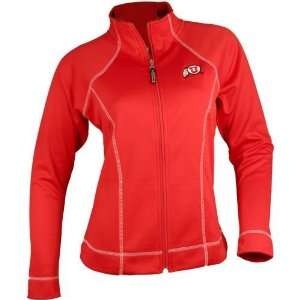  Utah Utes Womens Zenith Full Zip Jacket (Red): Sports 
