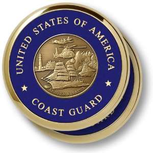  Coast Guard Theme 2 Coaster Set 
