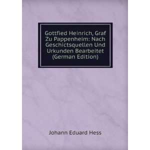  Gottfied Heinrich, Graf Zu Pappenheim Nach 