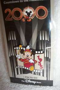   STORE 2000 MILLENNIUM PIN #2 MICKEY MOUSE THROUGH THE YEARS  