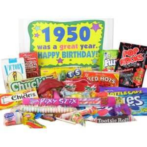 50s Retro Candy Decade Birthday Gift Box Jr.   Nostalgic Candy 1950