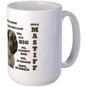  Mastiff FAQ Funny Large Mug by CafePress: Everything Else
