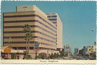 Encino CA California Vintage Postcard.Continental Size
