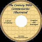 1910 Century Bible 17 Vol New &Old Testament 2 CDs