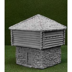   and Indian War Stone Base Blockhouse (free standing) Toys & Games