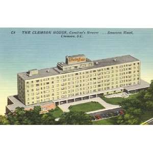   Vintage Postcard The Clemson House Hotel   Clemson South Carolina