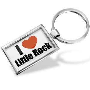 Keychain I Love little rock region: Arkansas, United States   Hand 