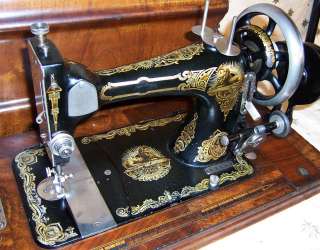 1907 Bernhard Stoewer Hand Crank Sewing Machine  