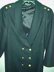 Vintage Mens Wool/Nylon Coat Brass Buttons Made in USA