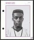 SPIKE LEE Atlas Movie Star Picture Biography CARD