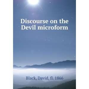   on the Devil microform David, fl. 1866 Black  Books