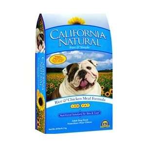  California Natural Low Fat Chicken & Rice Dog Formula 30 
