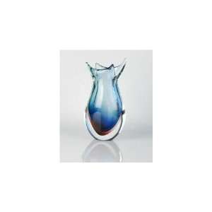 V141 Multi Color Hand Blown Art Glass Vase:  Kitchen 