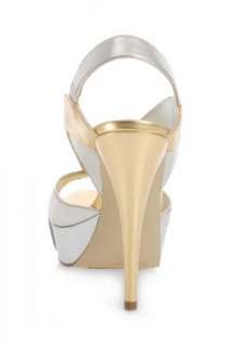 NEW GUESS KISSIME sandal shoes WOMENS PLATFORM GOLD SZ  