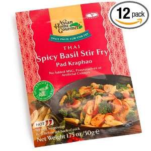Asian Home Gourmet Thai Spicy Basil Stir Fry (Hot), 1.75 Ounce 
